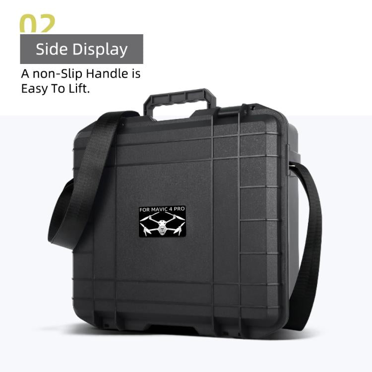 For DJI Mavic 4 Pro Creator Combo RC Pro 2 Explosion-Proof Case Storage Box Suitcase With Shoulder Strap For DJI Mavic 4 Pro Creator Combo RC Pro 2 Explosion-Proof Case Storage Box Suitcase With Shoulder Strap